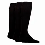 IOMI 3 páry Diabetik podkolienok Bambus so zdravotným lemom Čierne - Veľkosť ponožky 37-42