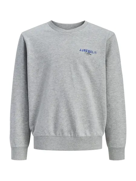 JJ Rebel Mikina 'JREBhayden'  modrá / sivá melírovaná / čierna