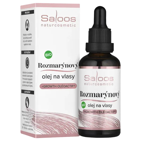 BIO Rozmarínový olej proti vypadávaniu vlasov