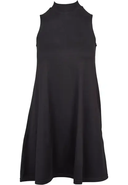 Women's turtleneck dress in black