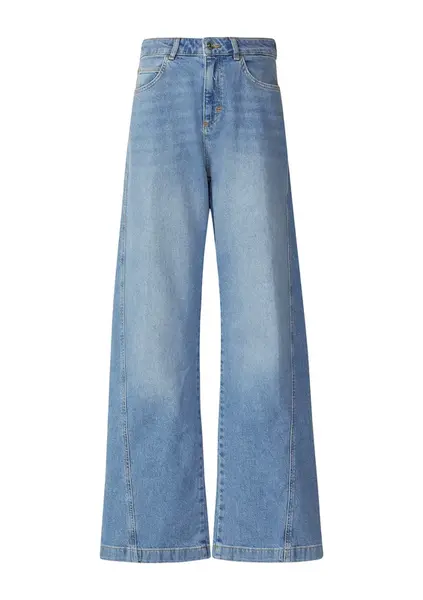 COMMA Džínsy  modrá denim