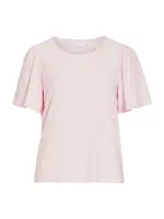 VILA Tričko 'VIBelli'  ružová