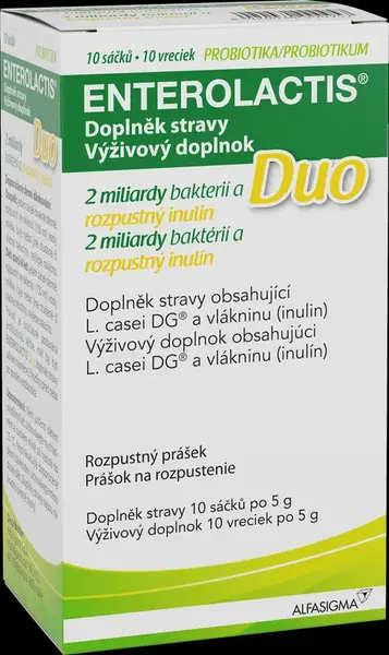 ENTEROLACTIS® Duo probiotiká a prebiotiká