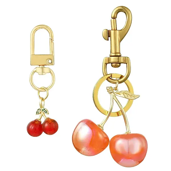 Cherry Lampwork & Resin Pendant Decoration