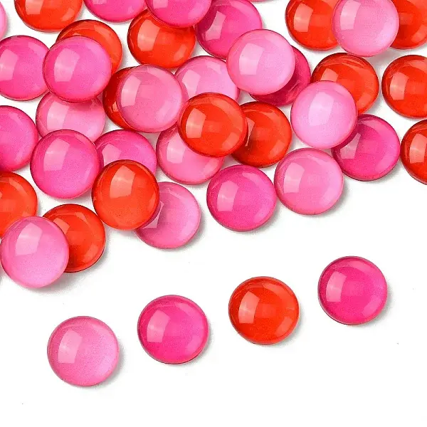 50Pcs 3 Colors Glass Cabochons