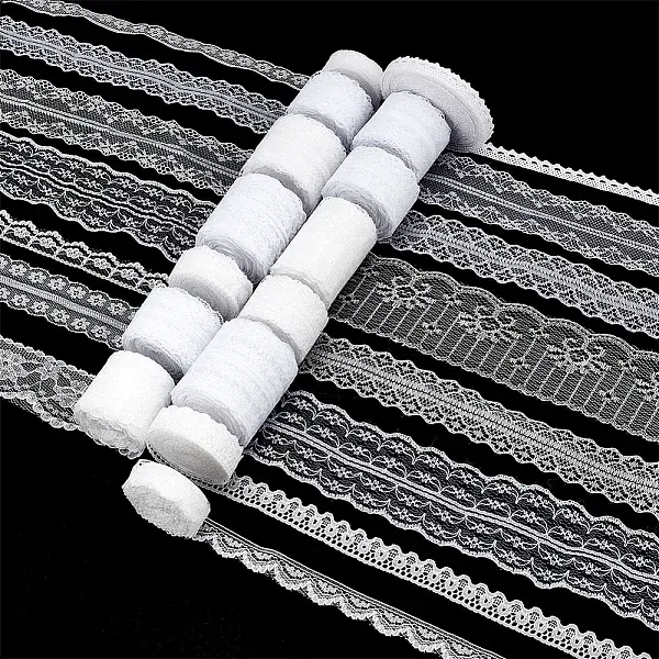 15 Styles Vintage Chinlon Flower Lace Trim