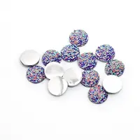 Flat Back Resin Rhinestone Cabochons