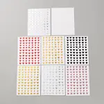 8 Sheets Plastic Self Adhesive Nail Art Stickers Decals