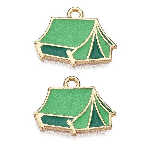 Travel Theme Alloy Enamel Pendants