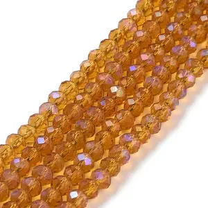 Electroplate Glass Beads Strands
