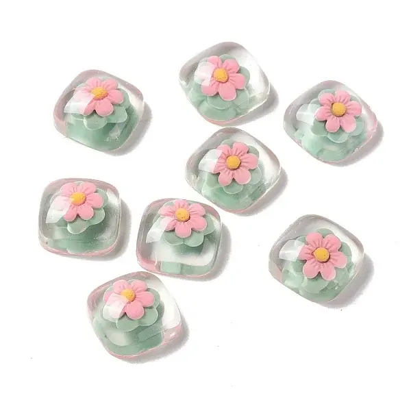 Transparent Resin Cabochons