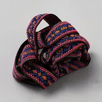 Ethnic Style Embroidery Flat Polyester Elastic Flower Jacquard Cord/Band