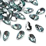 Faceted Teardrop Glass Pendants