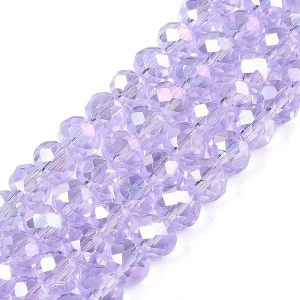 Electroplate Glass Beads Strands