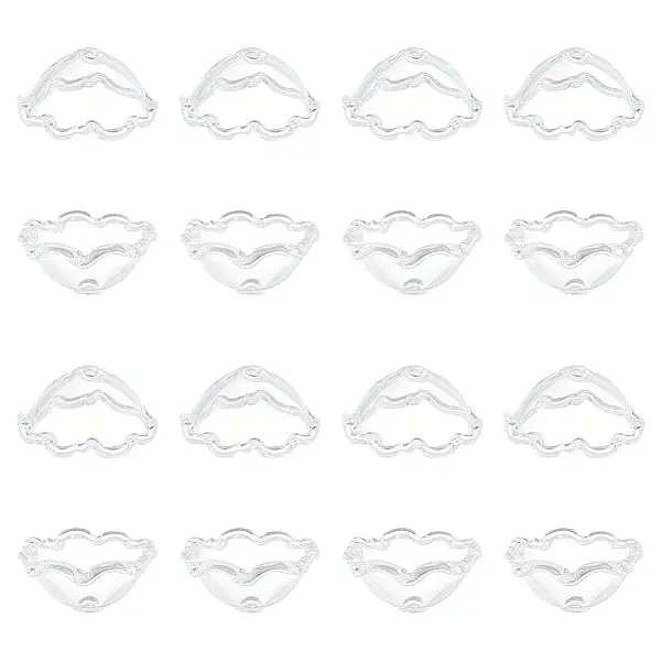 16Pcs Glass Bead Cone for Wind Chimes Making