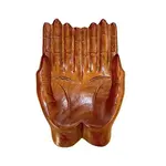 Wooden Buddha Hand Display Decorations