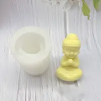 Buddha Shape Candle DIY Food Grade Silicone Statue Molds