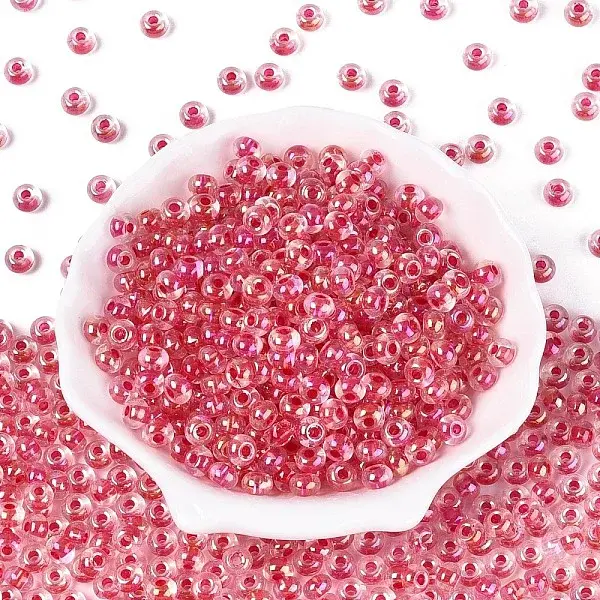 Inside Colours Transparent Glass Seed Beads