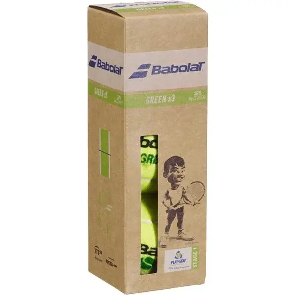Babolat GREEN X3 Tenisové loptičky, žltá, veľkosť
