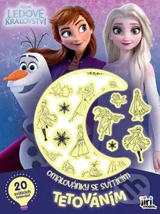 Omalovánky se svítícím tetováním: Ledové království