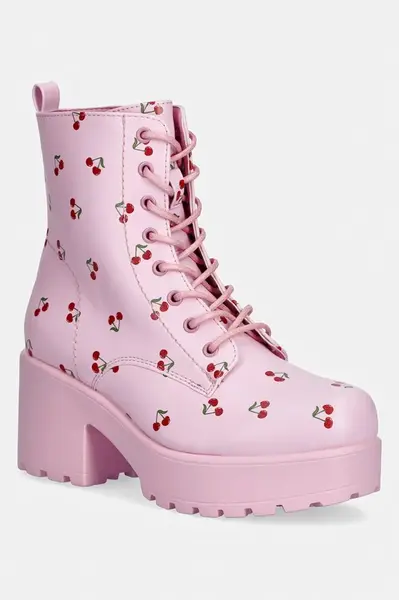 Koi Footwear  Farmářky  Cherry Passion Platform Boots