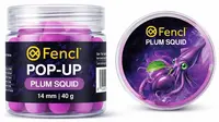 Fencl plávajúce boilie pop up plum squid 40 g 14 mm