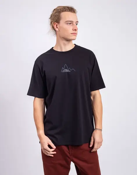 Tričko Patagonia M's Berm Logo Responsibili-Tee Black