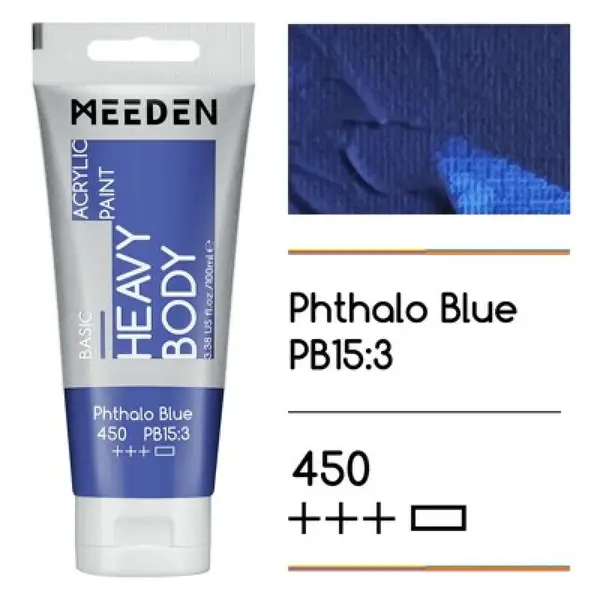 Akrylová barva Meeden 100ml – 450 Phthalo Blue