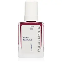 Korres No No Nail Polish ošetrujúci lak na nechty odtieň 59 Burgundy Red 11 ml