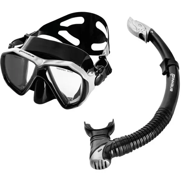 FINNSUB TRITON SET ADULT Potápěčský set, černá, velikost