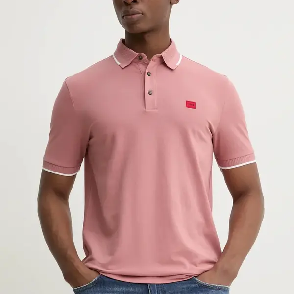 Bavlněné polo tričko HUGO Deresino232