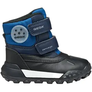Geox B TREKKYUP B ABX Chlapecká zimní obuv, tmavě modrá, velikost