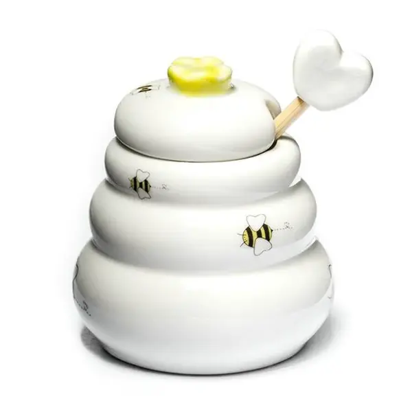 Dóza na med s dřevěnou naběračkou GADGET MASTER Honey Pot