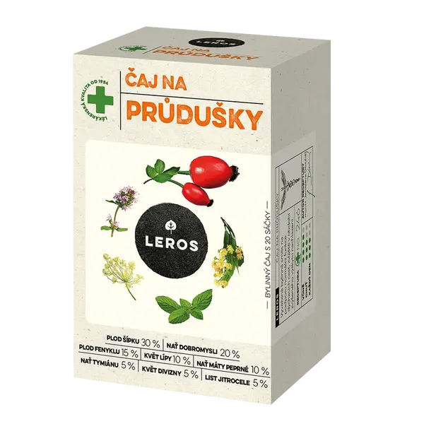 LEROS Čaj na průdušky 20 sáčků