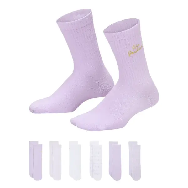 Jordan  air jordan girls 6pk half 5-7yr