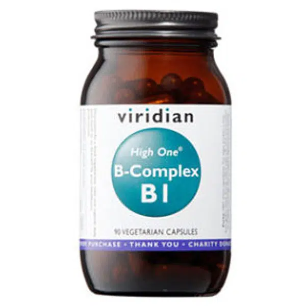 VIRIDIAN Nutrition B-Complex B1 High One 90 kapslí