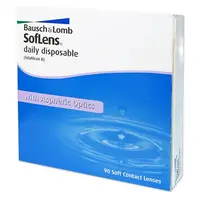 BAUSCH & LOMB SofLens daily disposable jednodenní 90 čoček, Počet kusů v balení: 90 ks, Zakřivení: 8,6, Průměr: 14,2, Počet dioptrií: -8,50