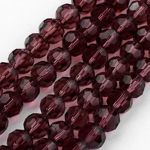 Transparent Glass Bead Strands