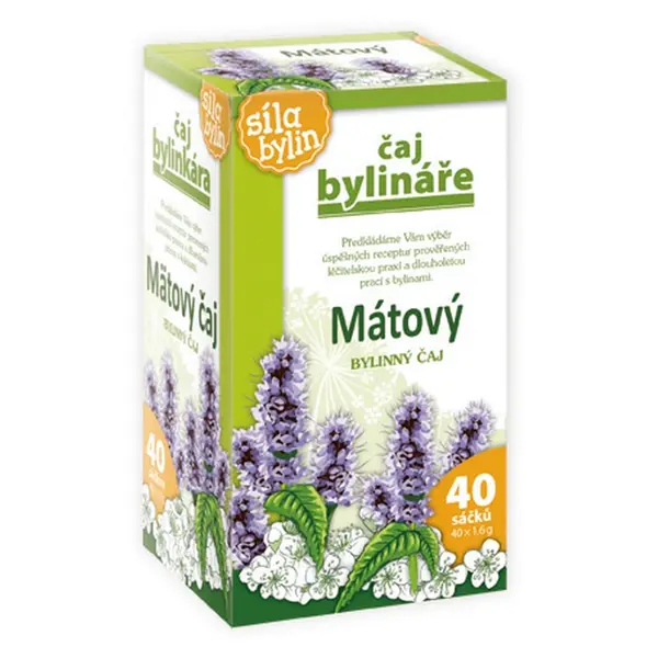 BYLINÁŘ Mátový bylinný čaj 40 sáčků