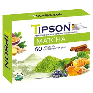 TIPSON Matcha Assorted zelené čaje 60 sáčků BIO