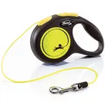 FLEXI New Neon vodítko pro psy lanko, Velikost vodítka: M - 5 m