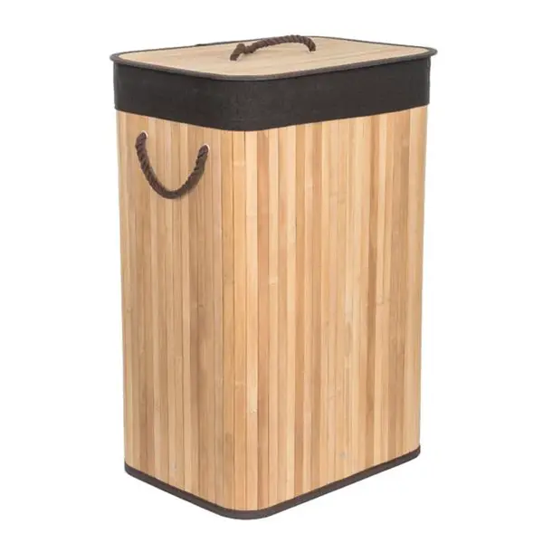 Koš prádelní G21 Bambus 72l Brown