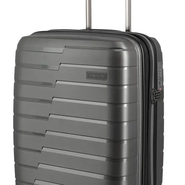 Příruční kufr Travelite Air Base S exp Anthracite