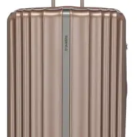 Velký skořepinový kufr na kolečkách Travelite Paros 4w L Cappuccino
