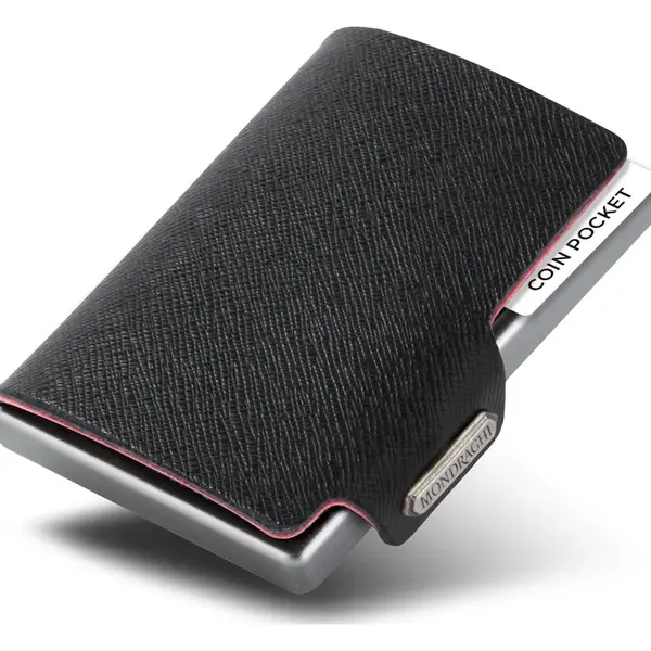 Mini peněženka Mondraghi Saffiano Plus Black