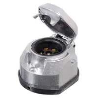 Zásuvka tažného zařízení 7 pólů COMPASS 07451 Alu