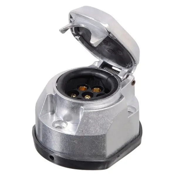 Zásuvka tažného zařízení 7 pólů COMPASS 07451 Alu