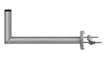 Anténní držák 50cm na stožár s třmenem, trubka 42/2mm, výška 16cm