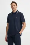 BOSS Green  polo pánské s bavlnou Paul