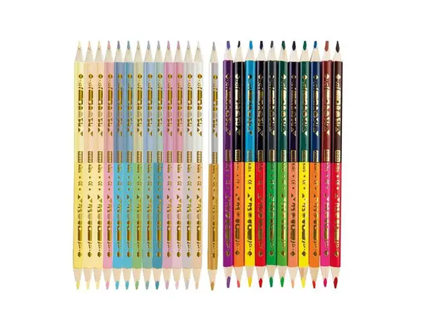 Pastelky trojhranné  EASY Twin oboustranné 24ks